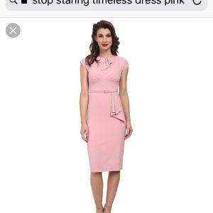 Stop Staring Timeless dress blush pink. Sz small